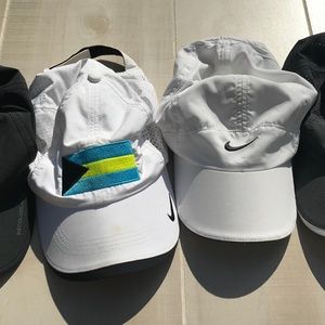4 Nike Under Armour One Size Golf Hats LOT OF 4